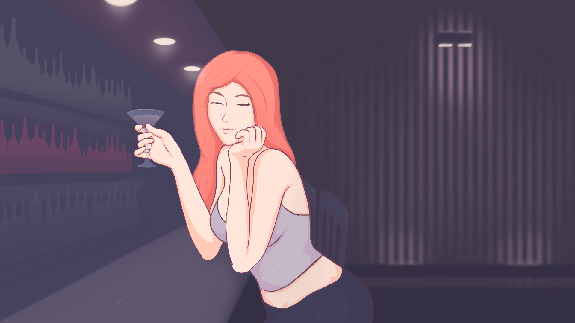 VN Ren'Py Abandoned My New Girlfriend [v0.01] [Sissy Dreams]