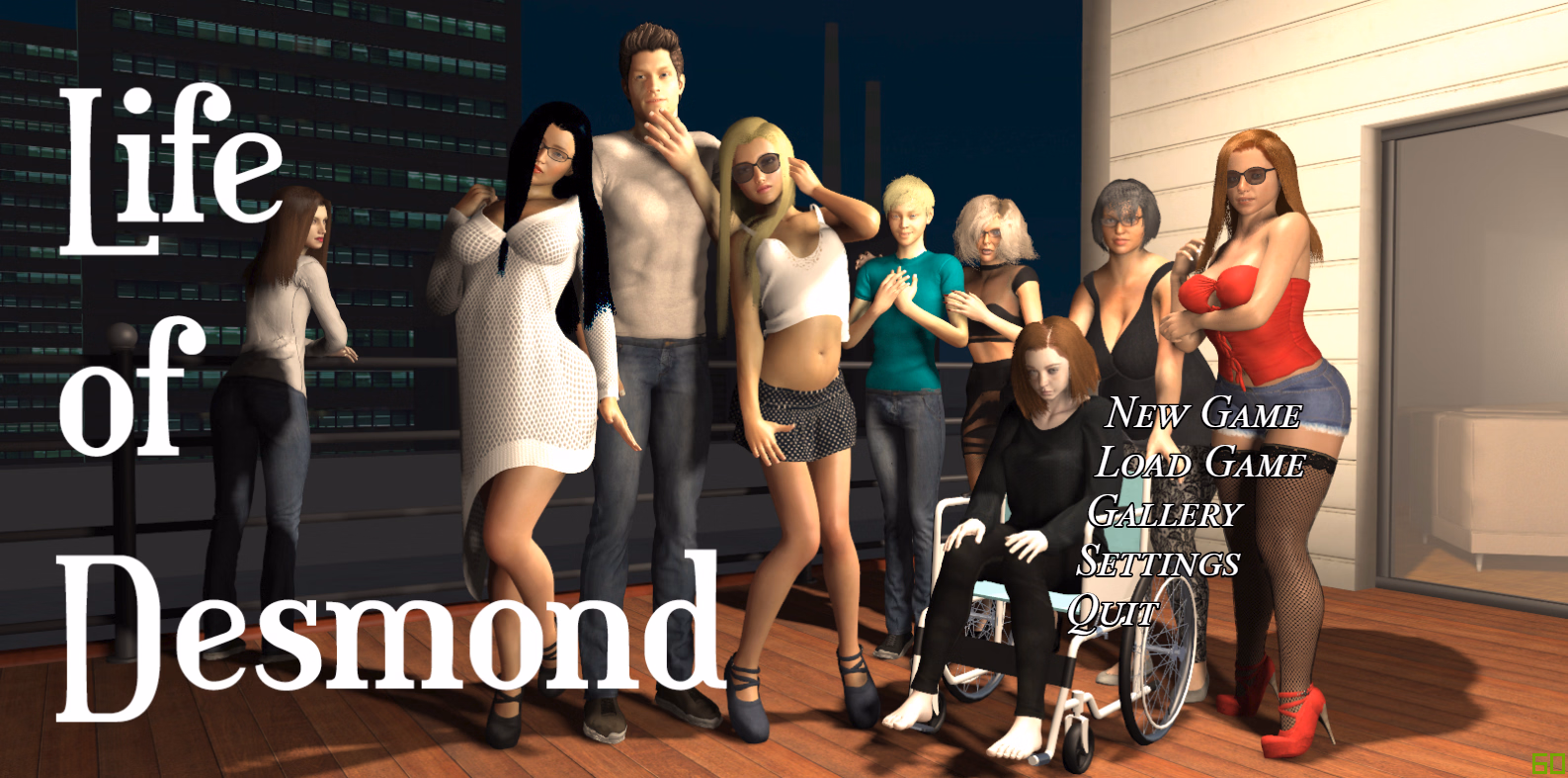 VN Ren'Py Abandoned Life of Desmond [v0.9.5.2] [Badvador] download