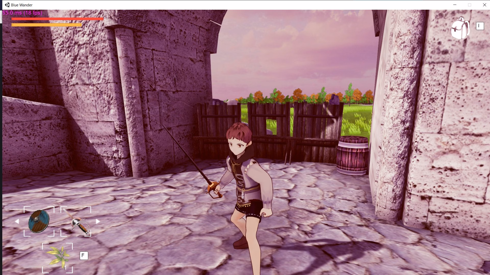 Unity Abandoned Blue Wander [v0.2] [SkelterHelter]