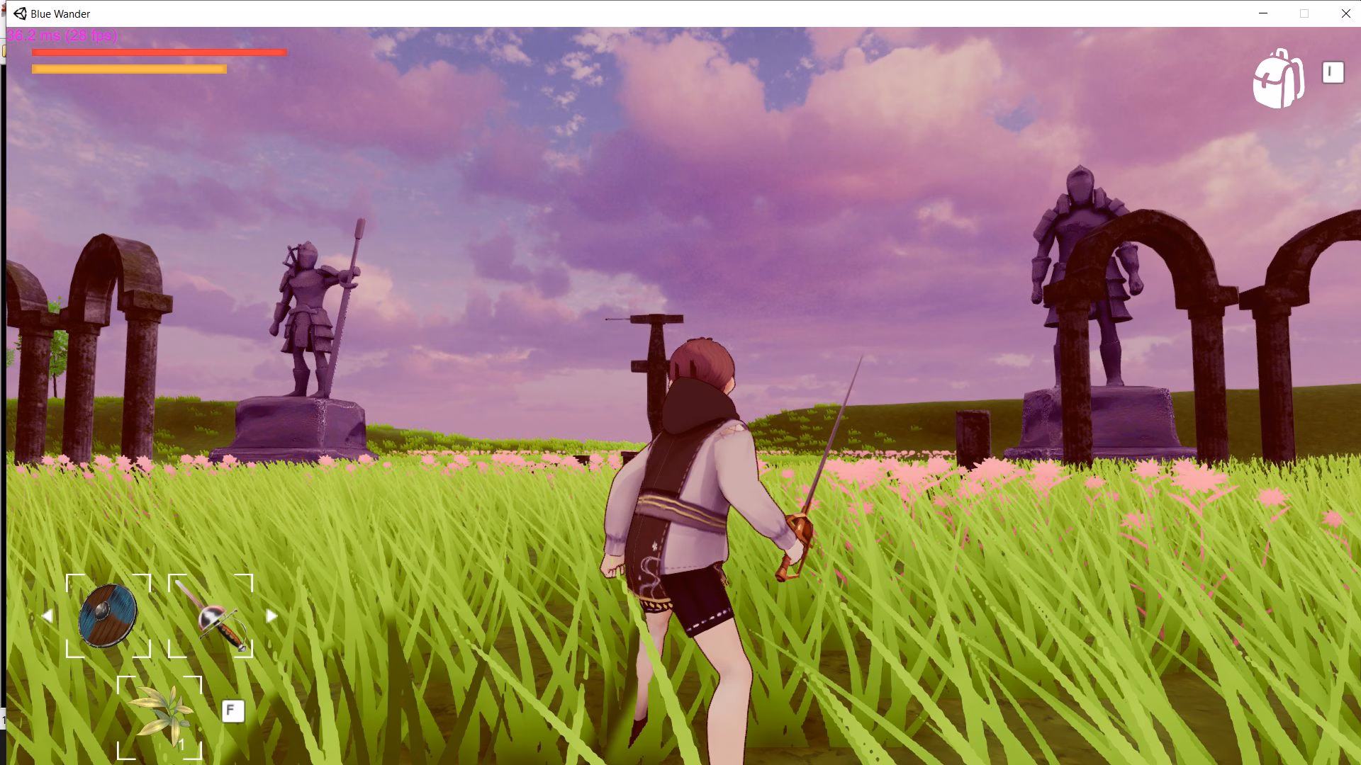 Unity Abandoned Blue Wander [v0.2] [SkelterHelter]