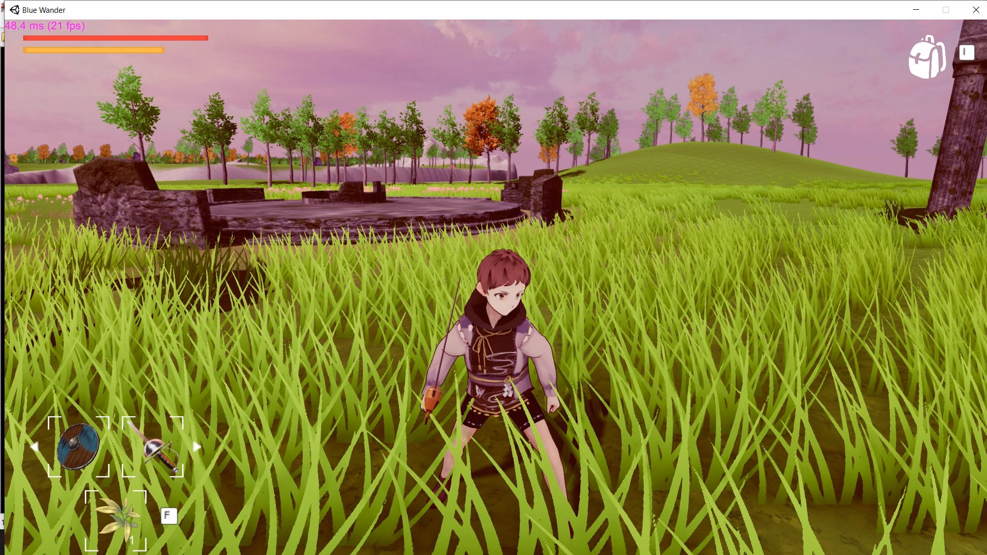 Unity Abandoned Blue Wander [v0.2] [SkelterHelter]
