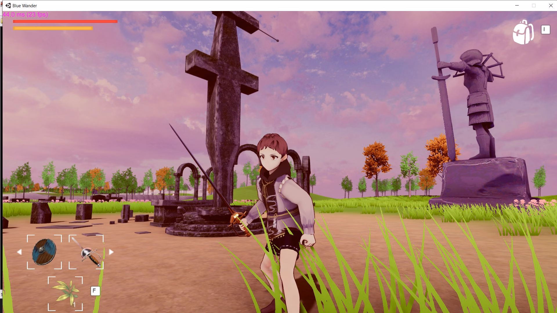 Unity Abandoned Blue Wander [v0.2] [SkelterHelter]