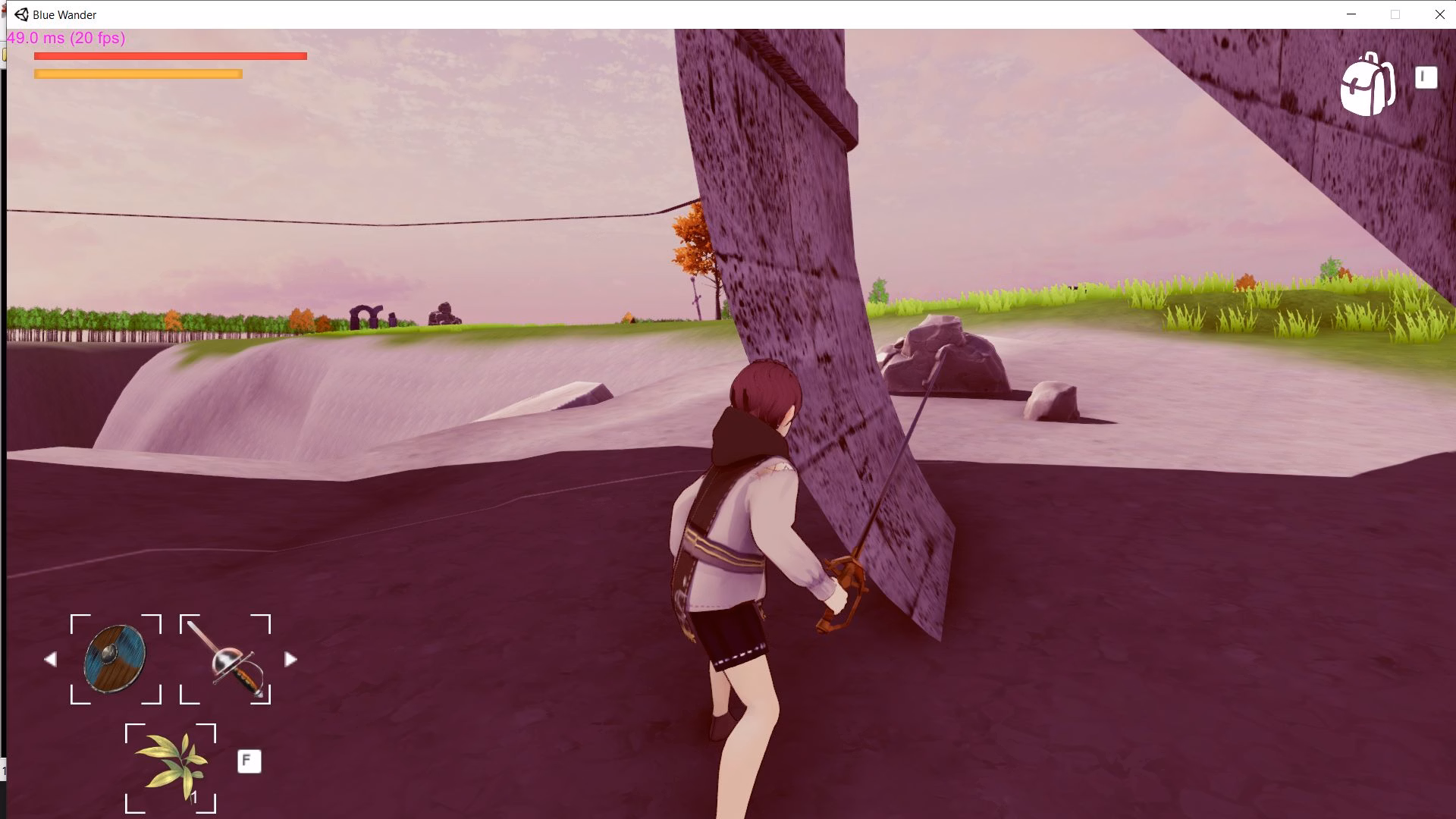 Unity Abandoned Blue Wander [v0.2] [SkelterHelter]