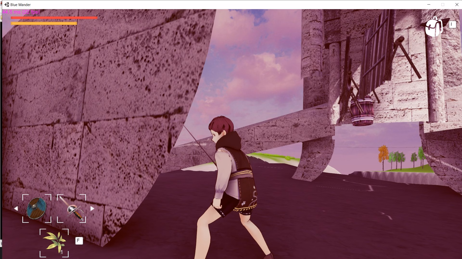 Unity Abandoned Blue Wander [v0.2] [SkelterHelter]