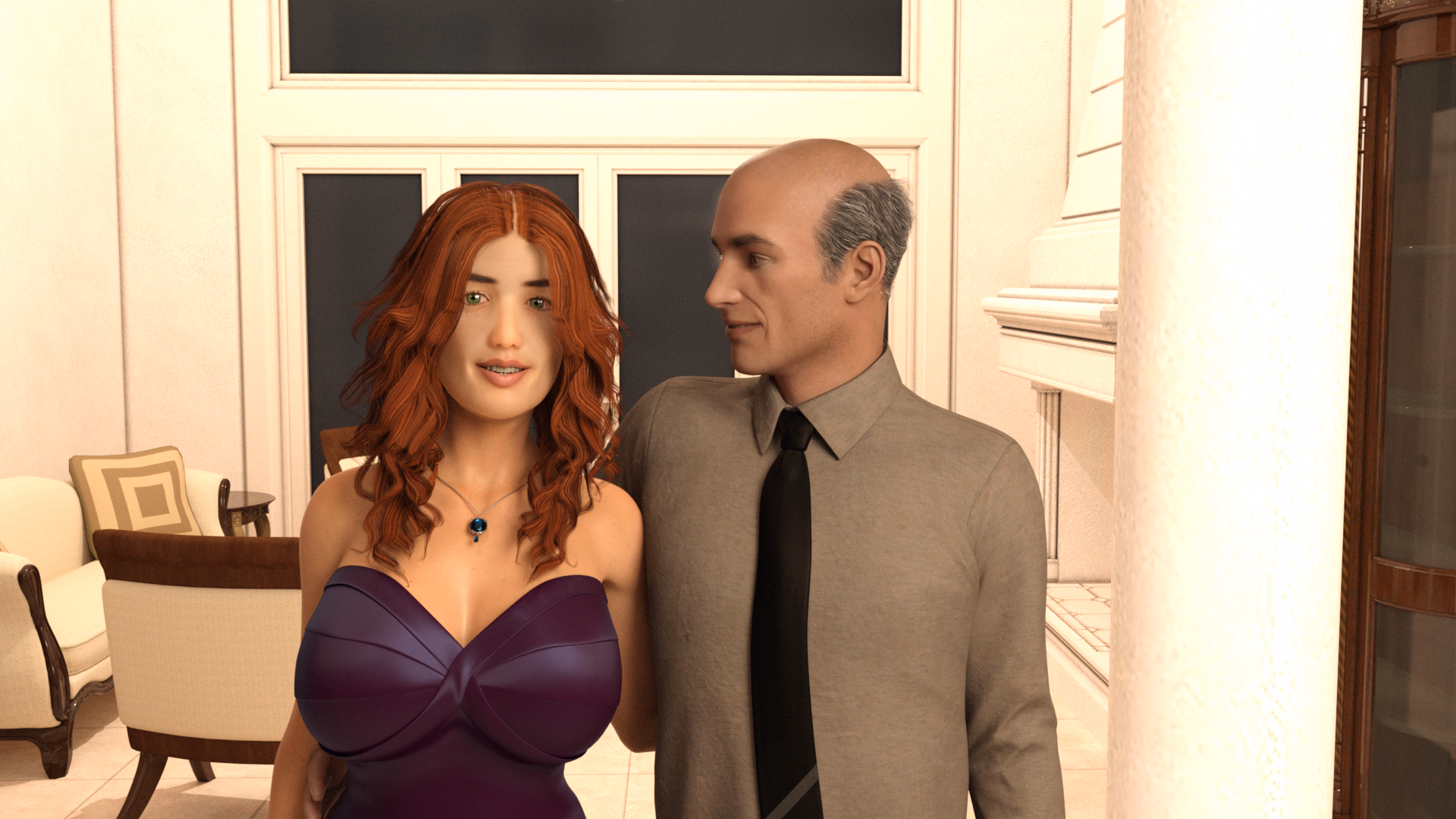 VN Ren'Py Abandoned My Boss's Daughter [v0.2] [RocketGirlGames]
