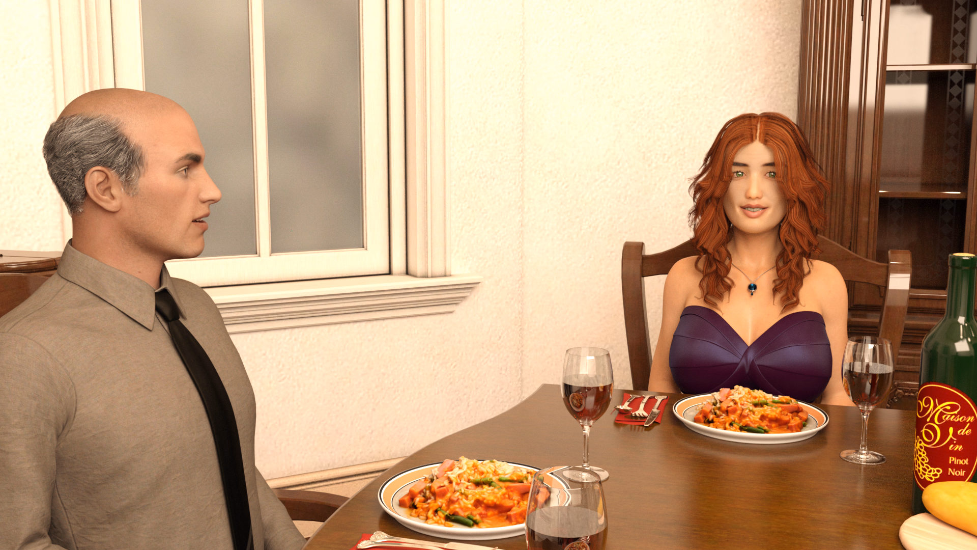 VN Ren'Py Abandoned My Boss's Daughter [v0.2] [RocketGirlGames]
