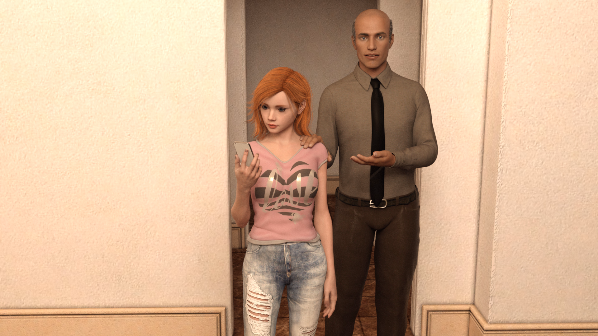 VN Ren'Py Abandoned My Boss's Daughter [v0.2] [RocketGirlGames]