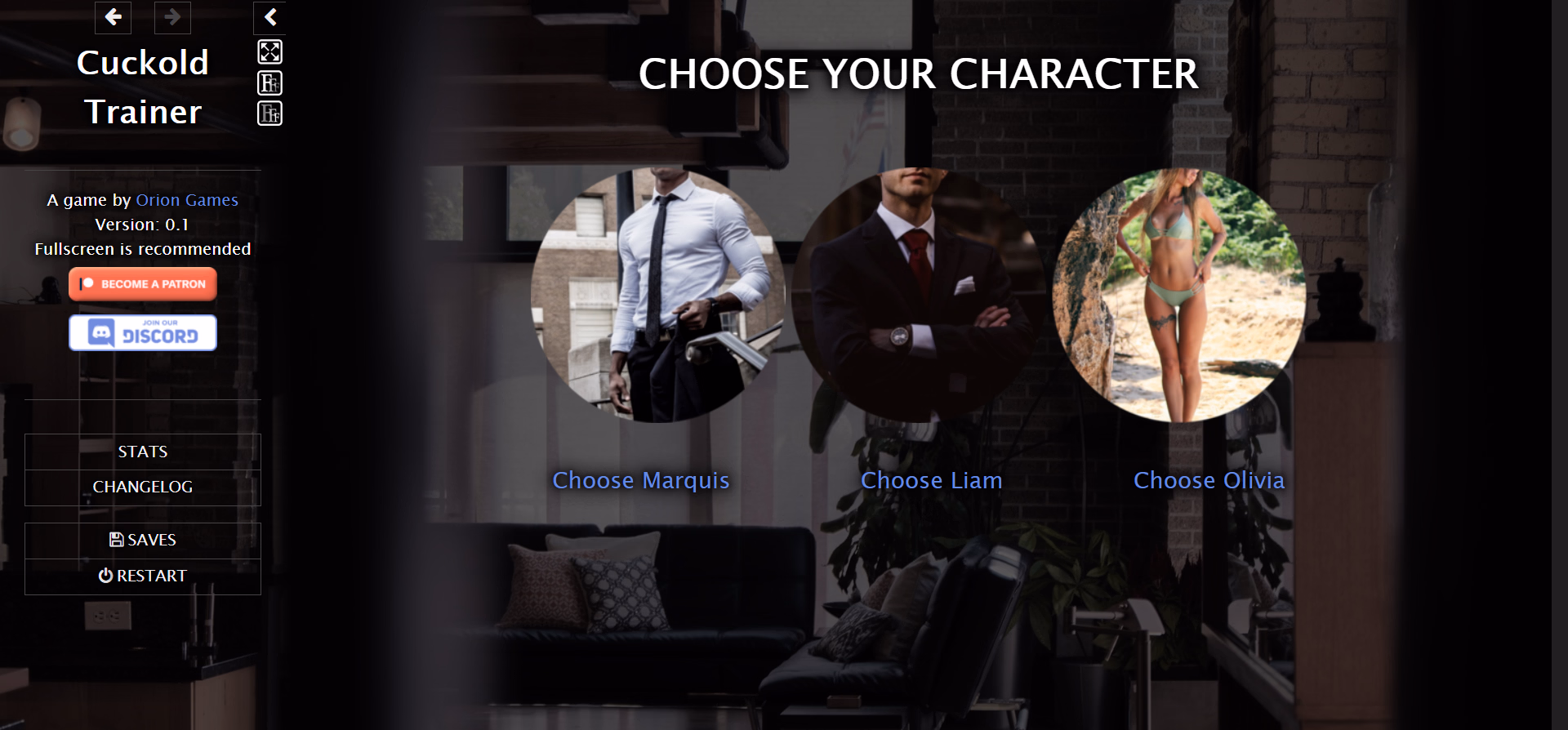 HTML Abandoned Cuckold Trainer [v0.1] [Orion Games]