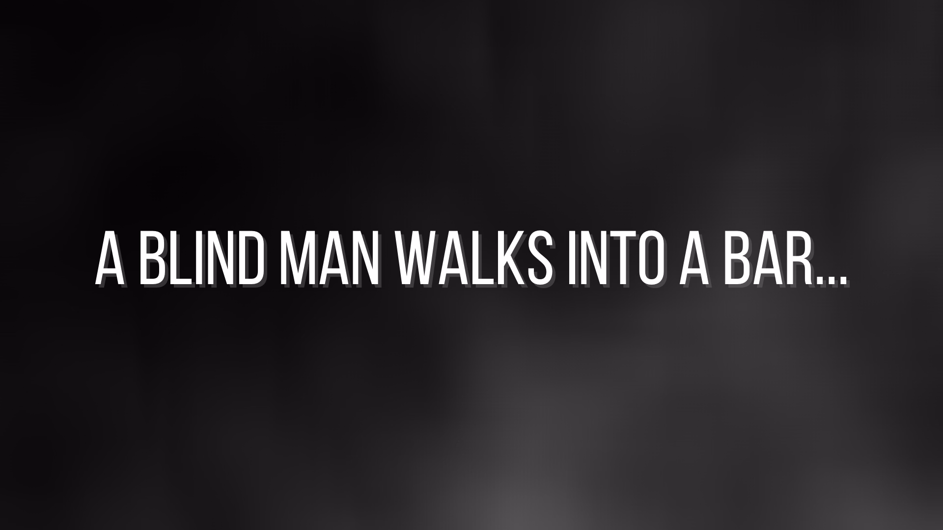 VN Ren'Py Abandoned A Blind Man Walks Into A Bar... [Teaser] [Officially Games]