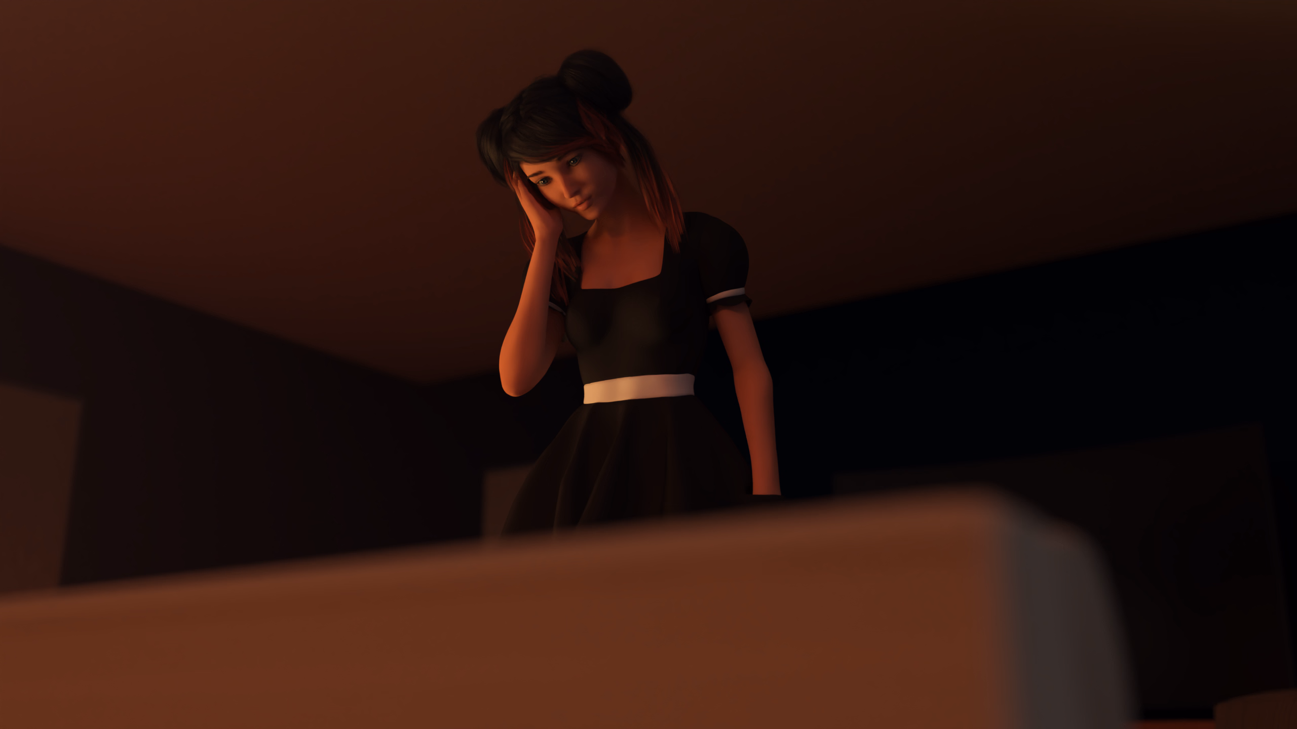 VN Ren'Py Abandoned Housekeeper [v0.4] [Derrek]