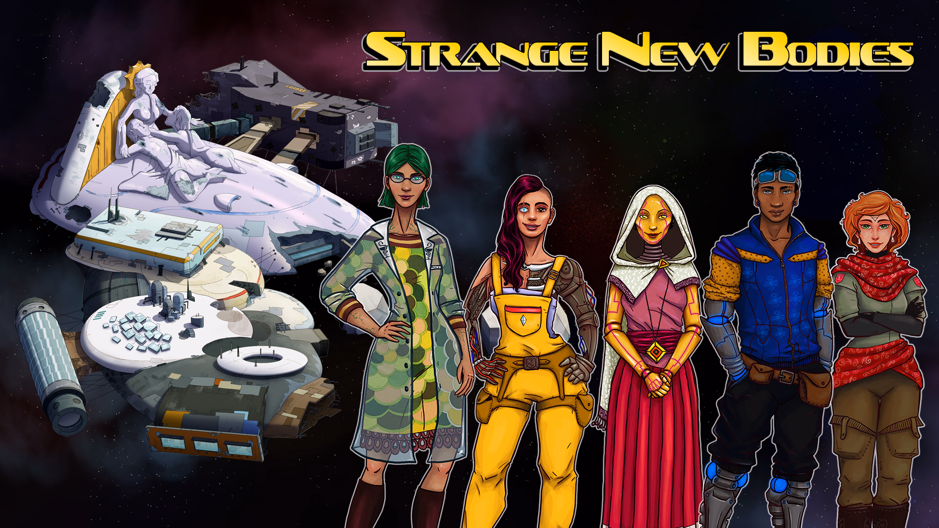 Ren'Py Abandoned Strange New Bodies [v0.4.5] [Thinking Experiment]