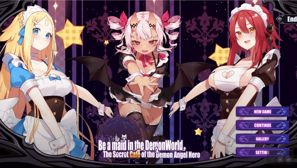 Unity Completed Be a maid in the Demon World - The Secret Cafe of Demon Angel Hero [Final] [Kokutou Umeboshi]