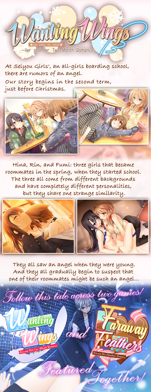 Collection VN Ren'Py Completed Wanting Wings: Her and Her Romance! [Final] [BaseSon]