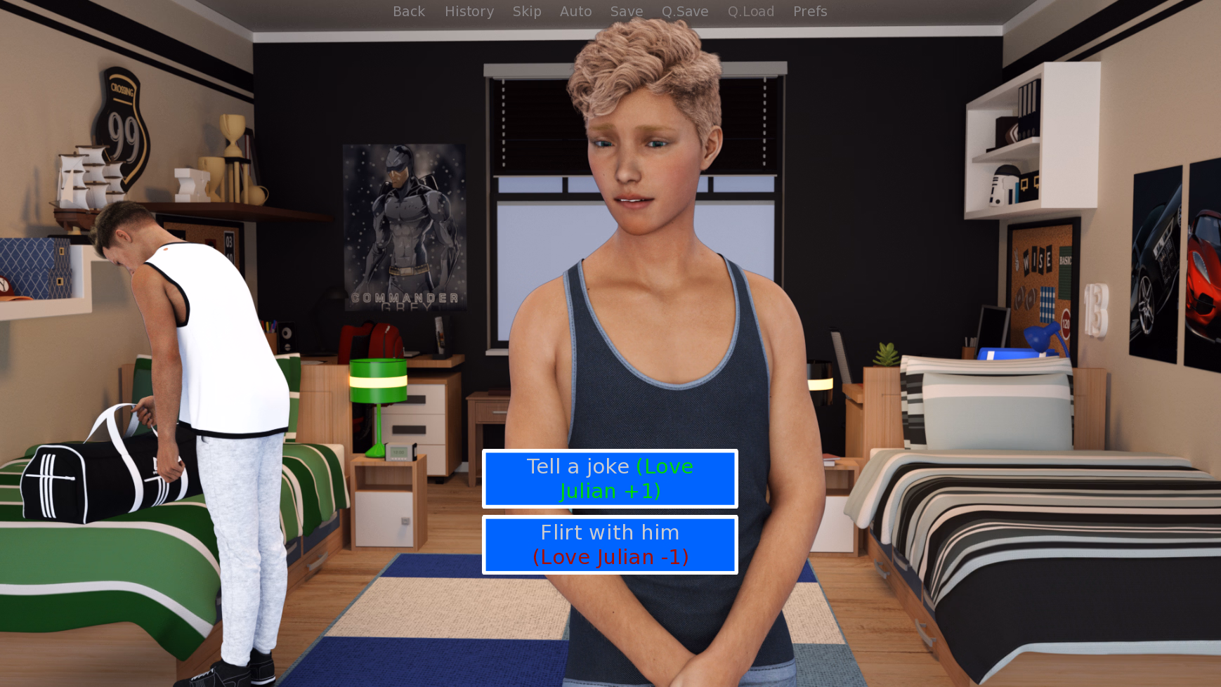 VN Ren'Py Bound to College [v0.9.1.1] [pridedrawing]