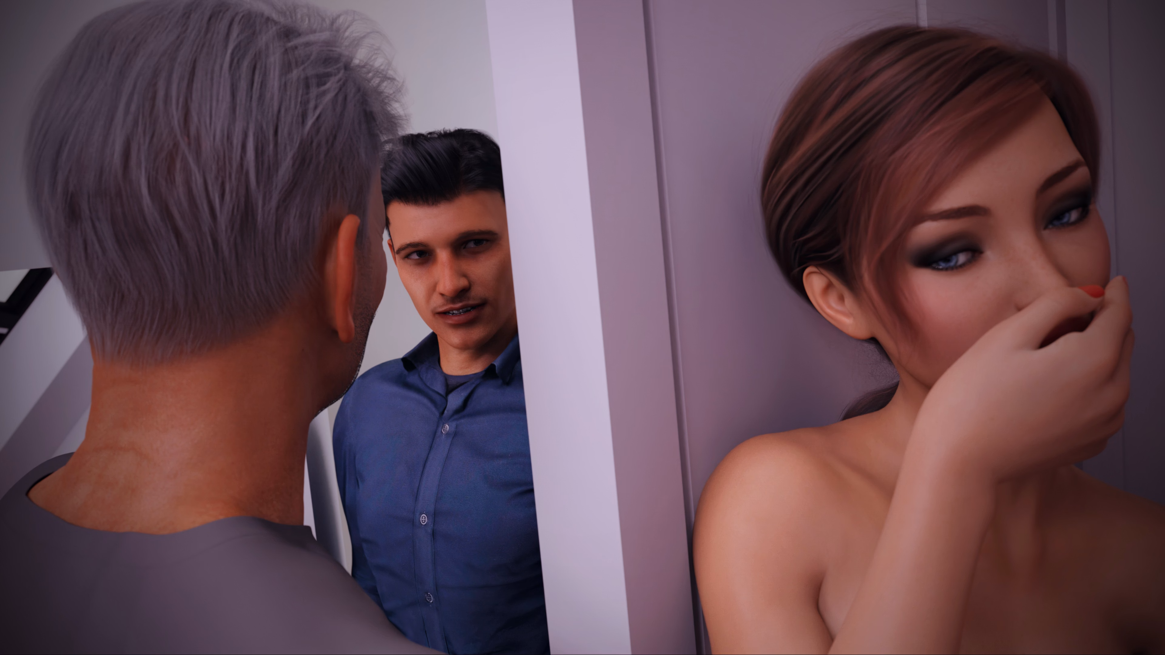 VN Ren'Py Completed Amber's Secret Lover [Final] [Sneaky Bastard]