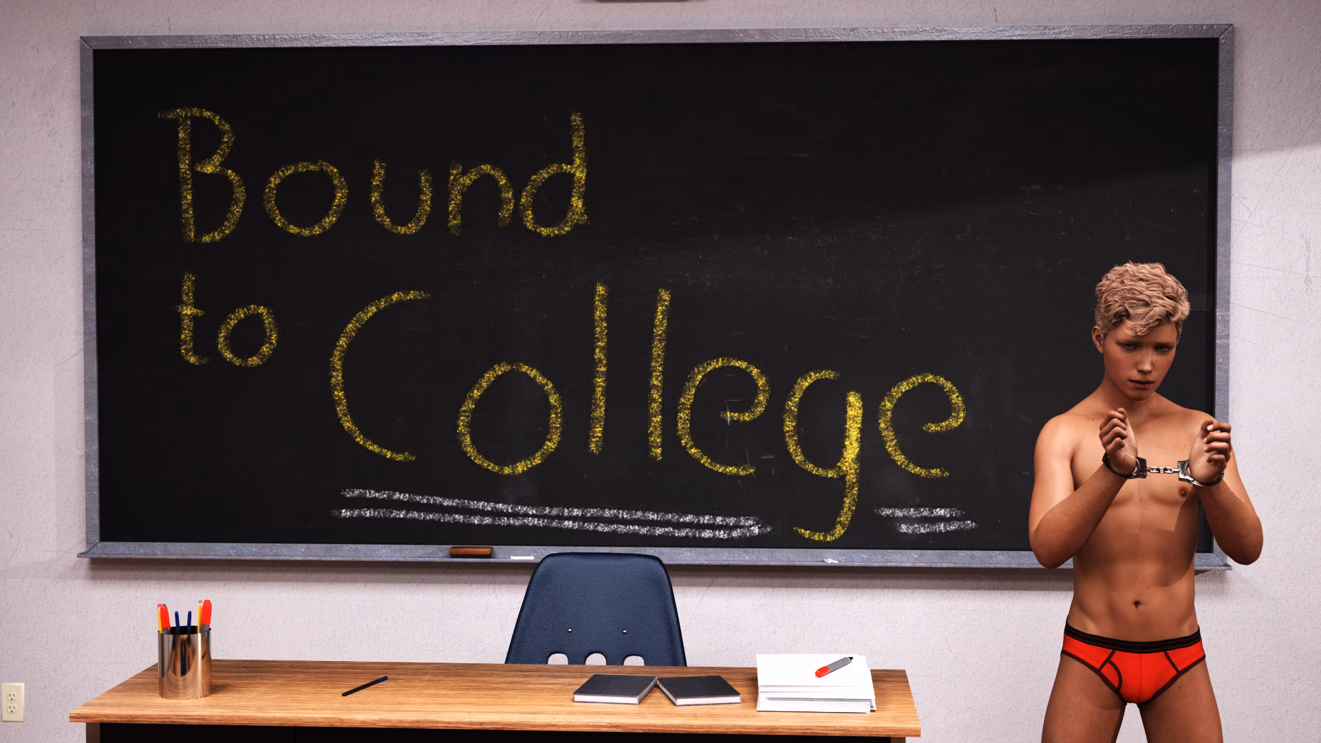 VN Ren'Py Bound to College [v0.9.1.1] [pridedrawing] download