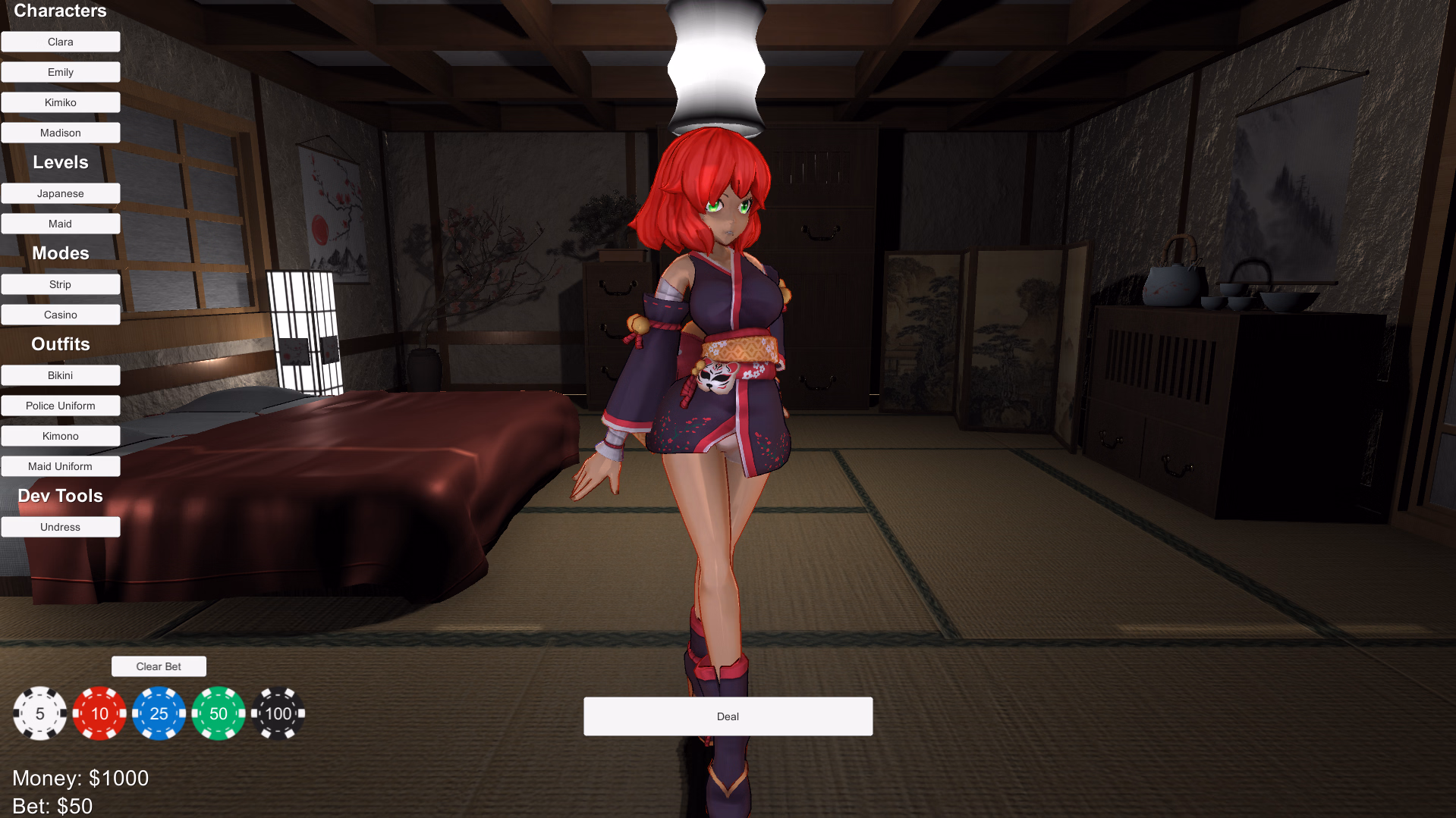 Unity Abandoned Bedroom Blackjack [v0.9.2] [InterLEWD Creations]