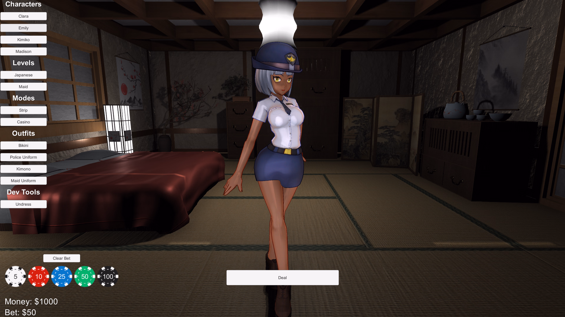 Unity Abandoned Bedroom Blackjack [v0.9.2] [InterLEWD Creations]