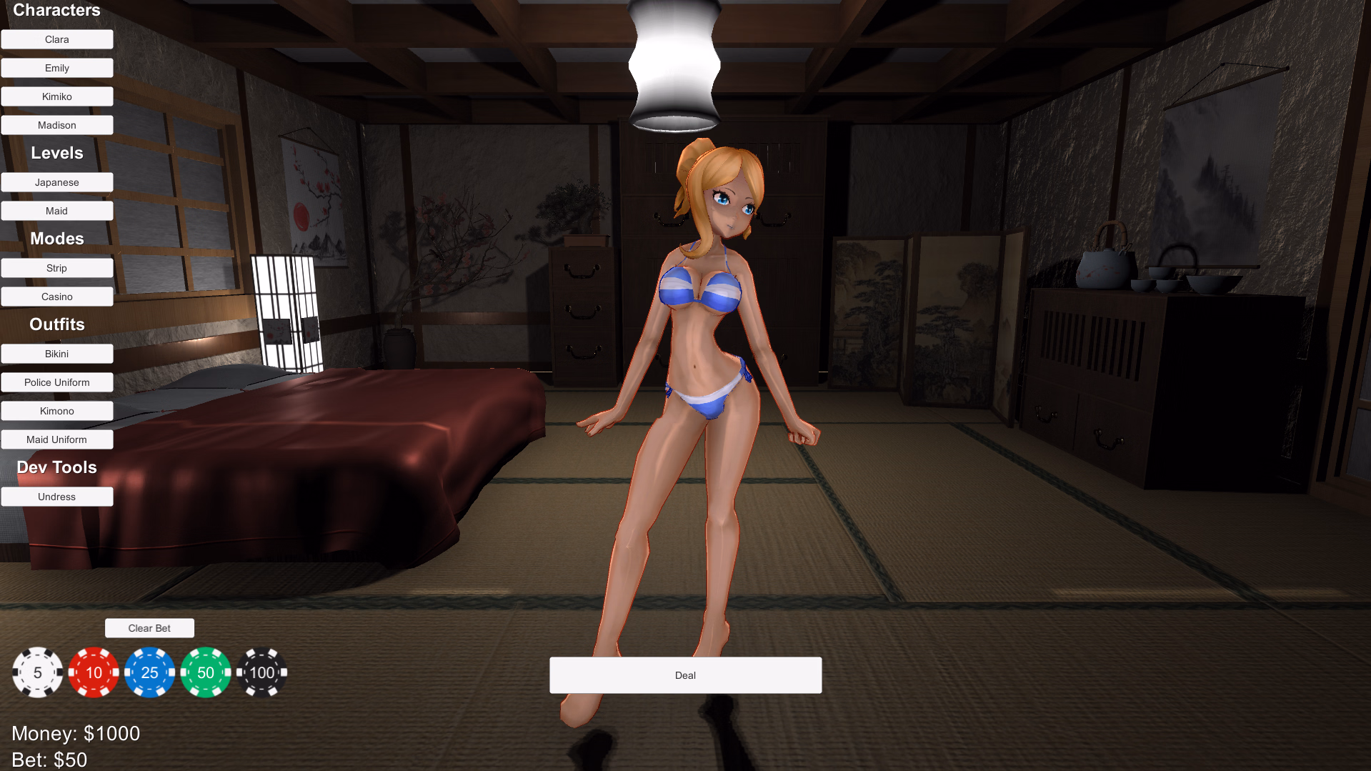 Unity Abandoned Bedroom Blackjack [v0.9.2] [InterLEWD Creations]