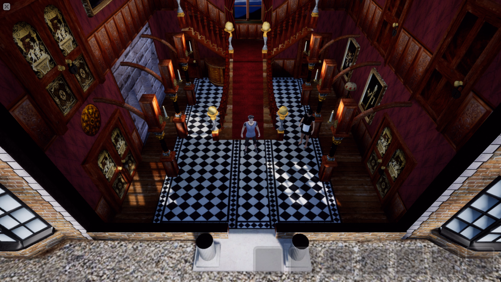 Unreal Engine Abandoned Man In The Mansion [0.0.0.1a] [BHStudio]