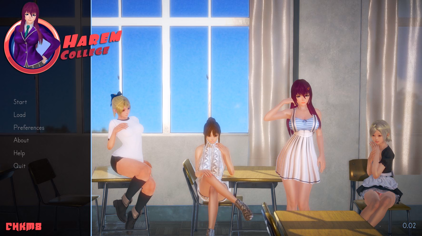 VN Ren'Py Abandoned Harem College [v0.03] [chkm8]