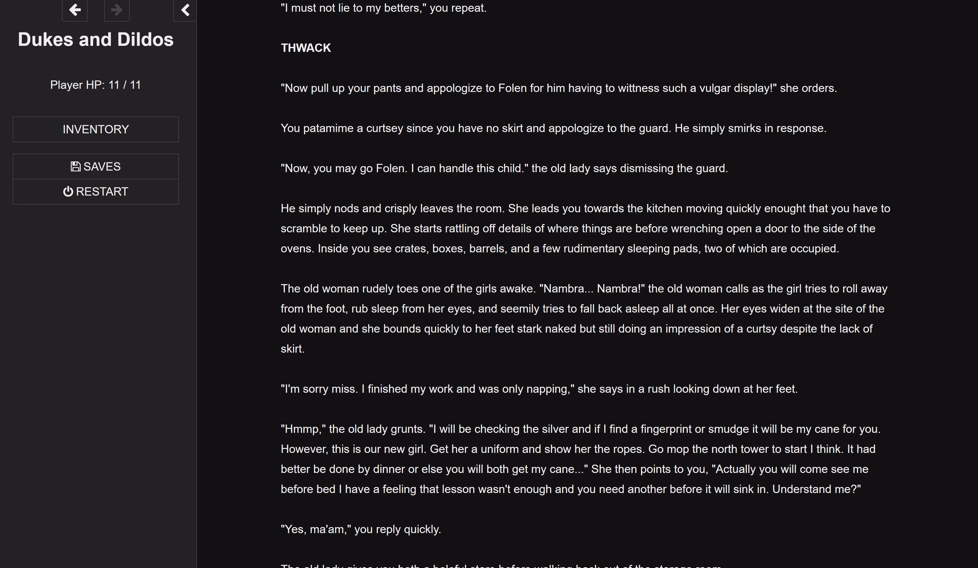 HTML Abandoned Dukes & Dildos [v0.60] [Sara]
