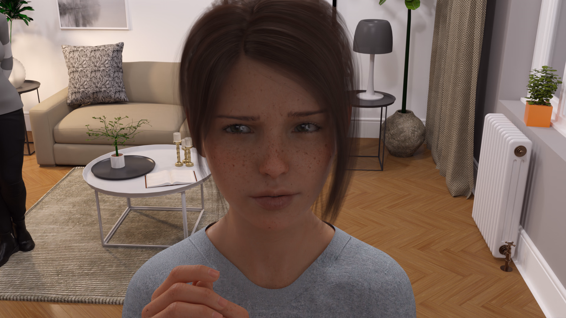 VN Ren'Py Abandoned Red Lotus Flower [v0.3] [Sadge Games]