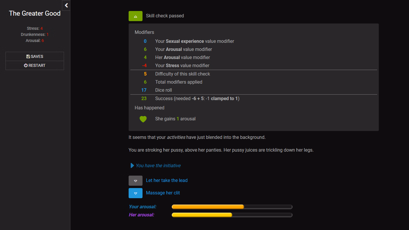 HTML Abandoned The Greater Good [v0.1.8 b9] [ElysiumDev]