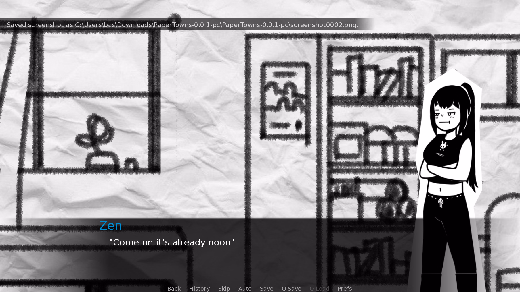VN Ren'Py Abandoned Paper Towns [v0.1.0] [Crescentdune]