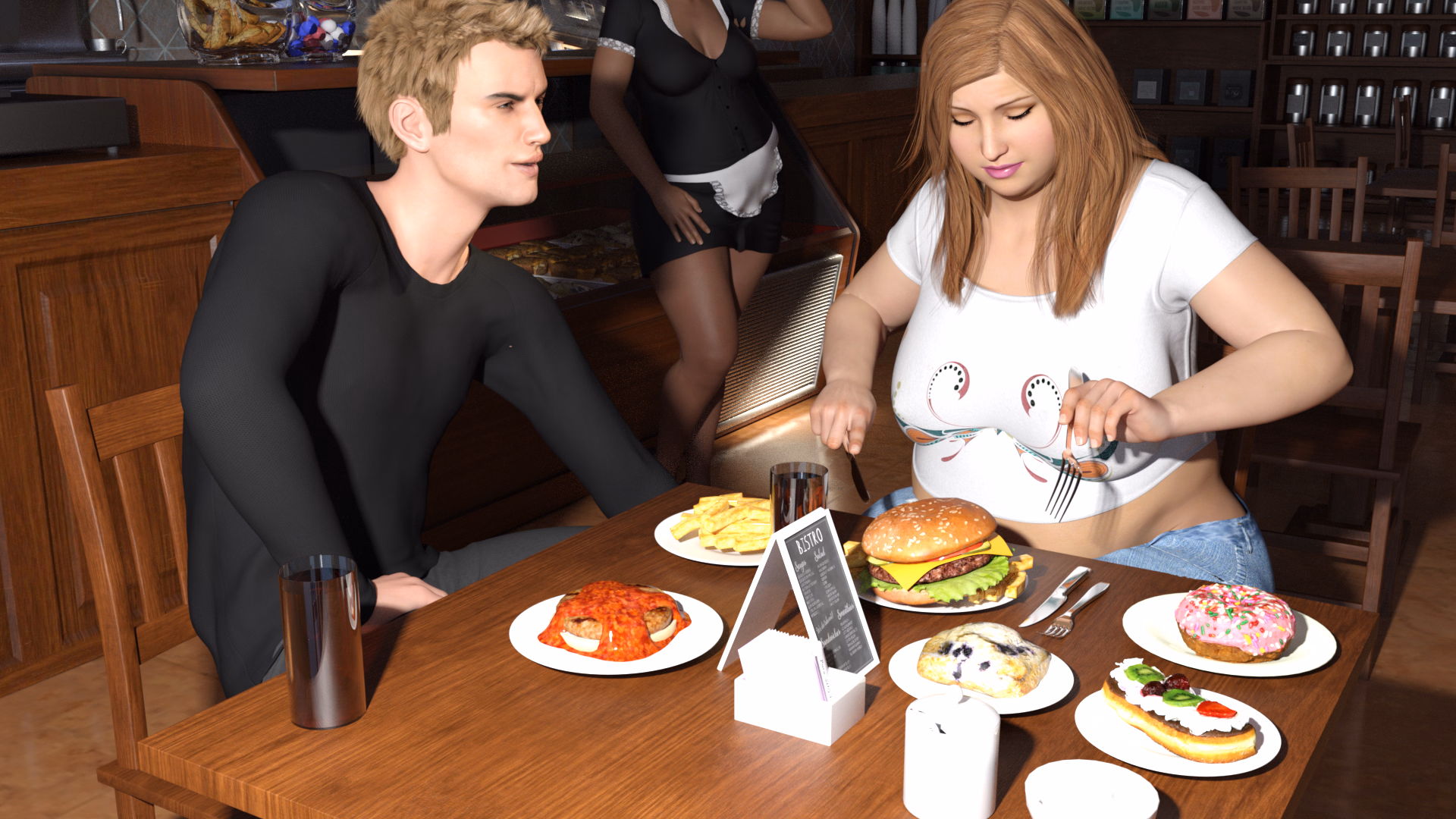 VN Ren'Py Abandoned The Weighting Game [v0.7] [Tiggertoo]