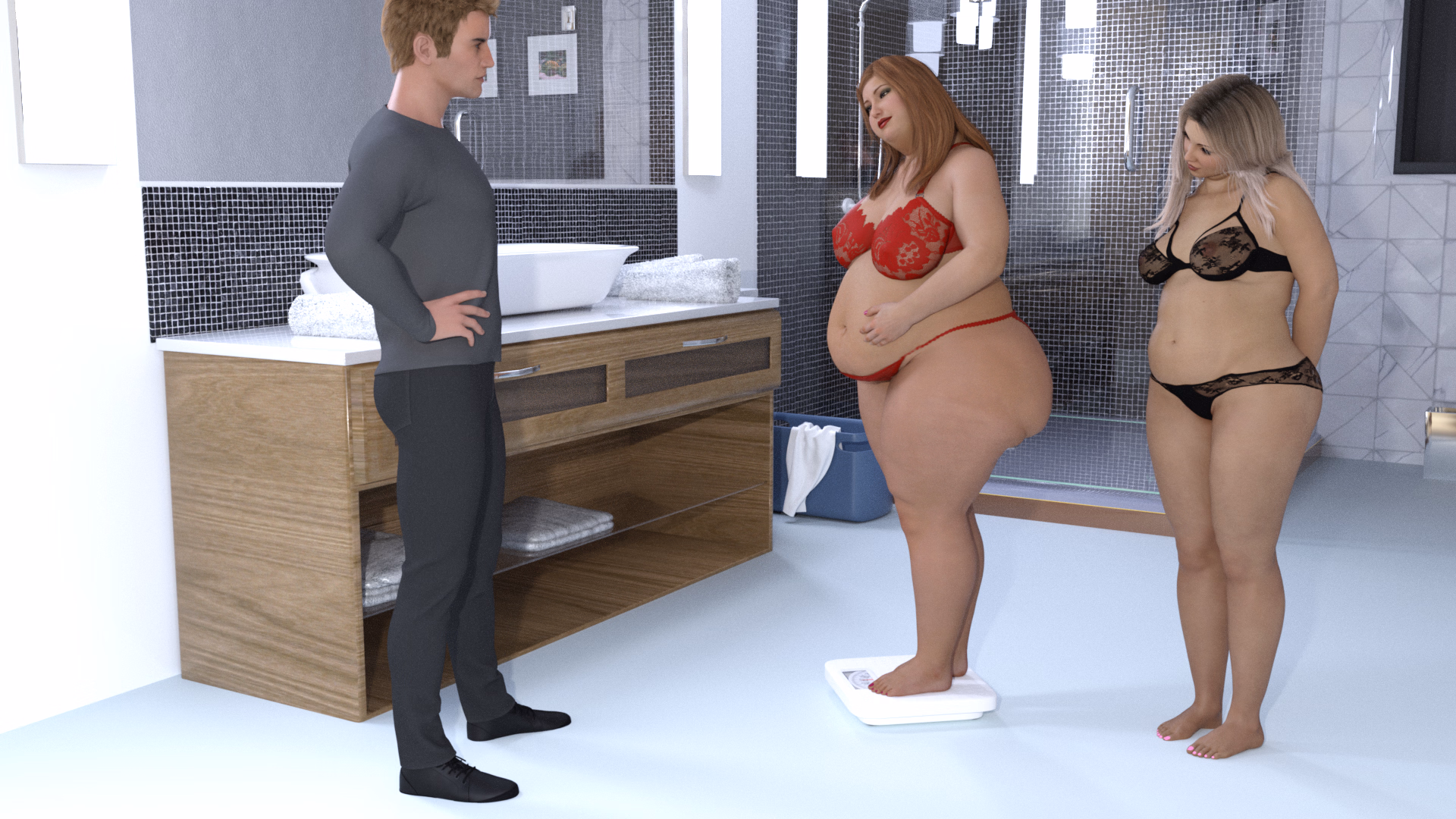 VN Ren'Py Abandoned The Weighting Game [v0.7] [Tiggertoo]