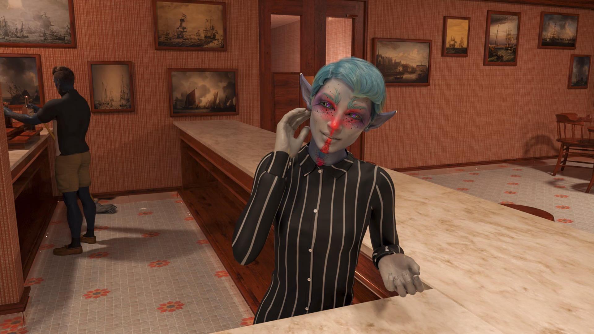 VN Ren'Py Abandoned Fantasy Dating [CC] [Alboe Interactive]