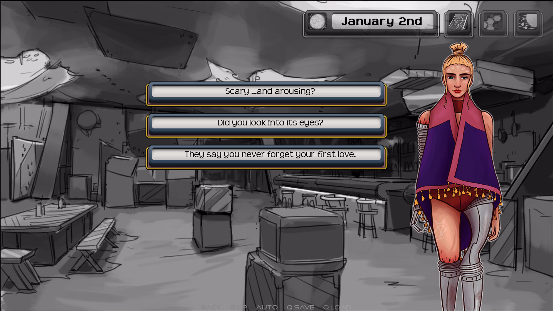 Ren'Py Abandoned Strange New Bodies [v0.4.5] [Thinking Experiment]