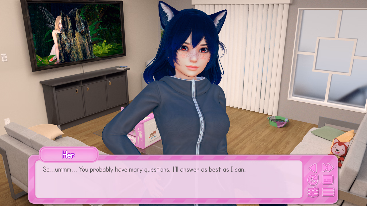VN Ren'Py Abandoned My Catgirl Maid Thinks She Runs the Place Unofficial 3D Remake [Ch. 1-10] [Forest Fairy]