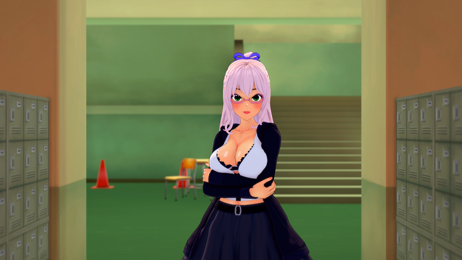 VN Ren'Py Abandoned School Boss: Harem [v0.0.3] [Hot Hill]