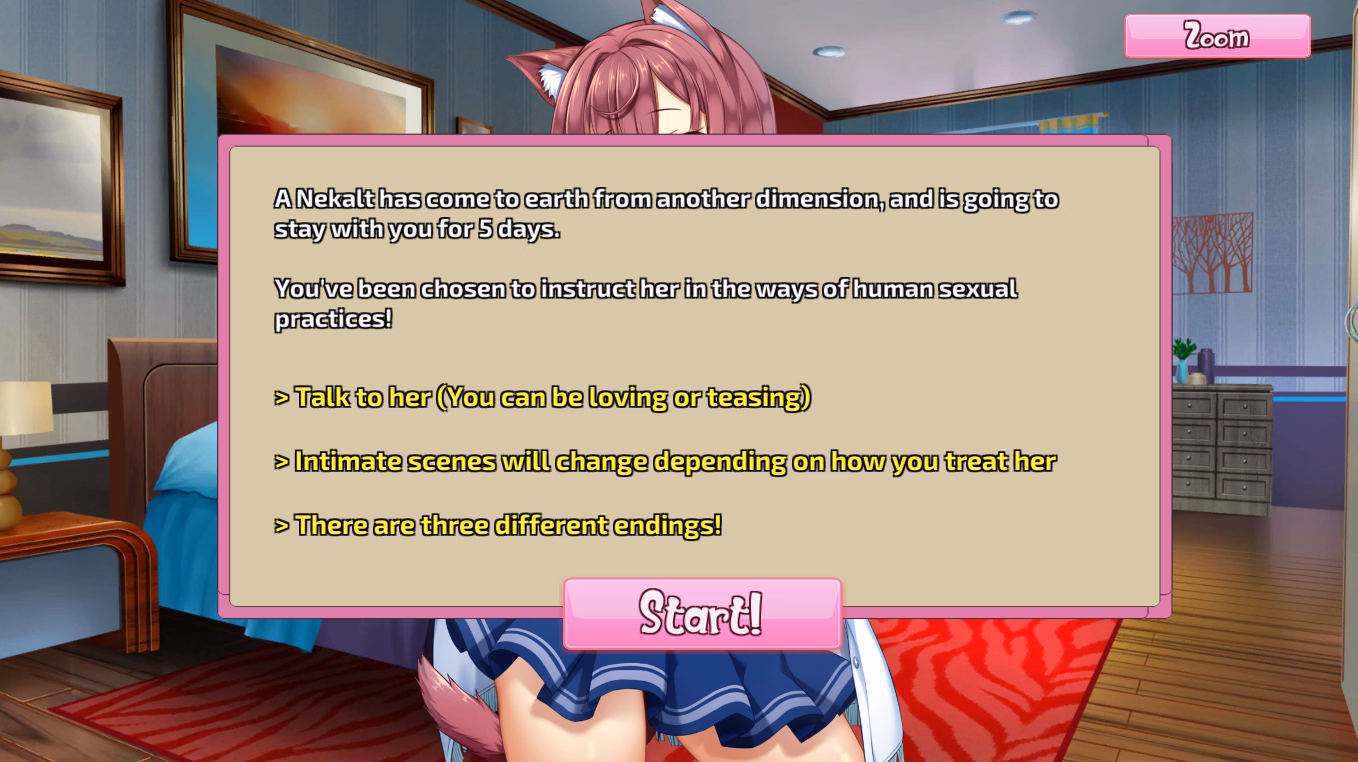 VN Unity Completed My Unusual Feline Friend [v1.1] [Pinky Pads]