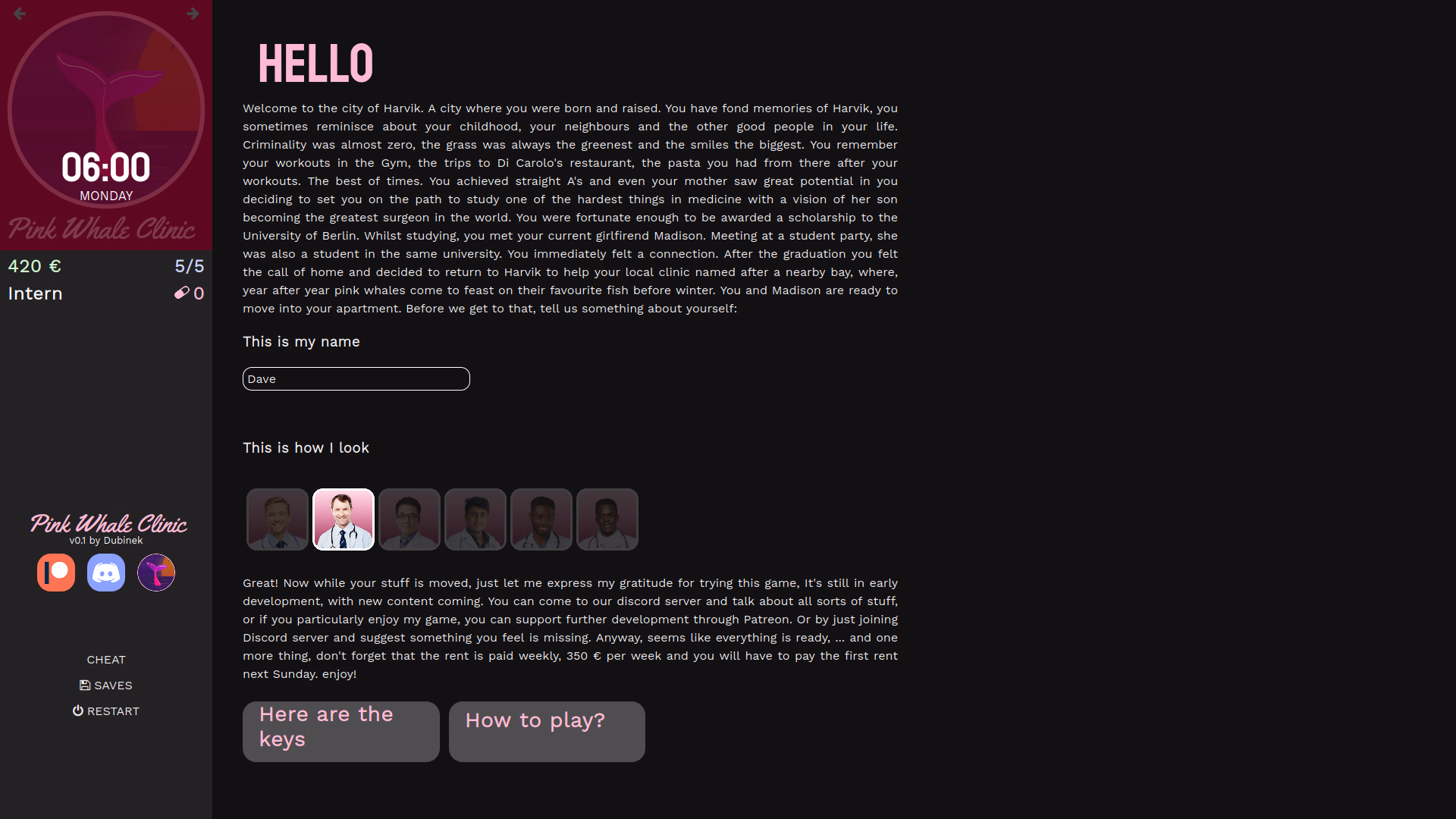 HTML Abandoned Pink Whale Clinic [v0.2] [Dubinek]