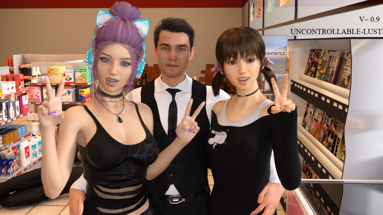 VN Ren'Py Uncontrollable Lust [v0.13] [Funny Desires]