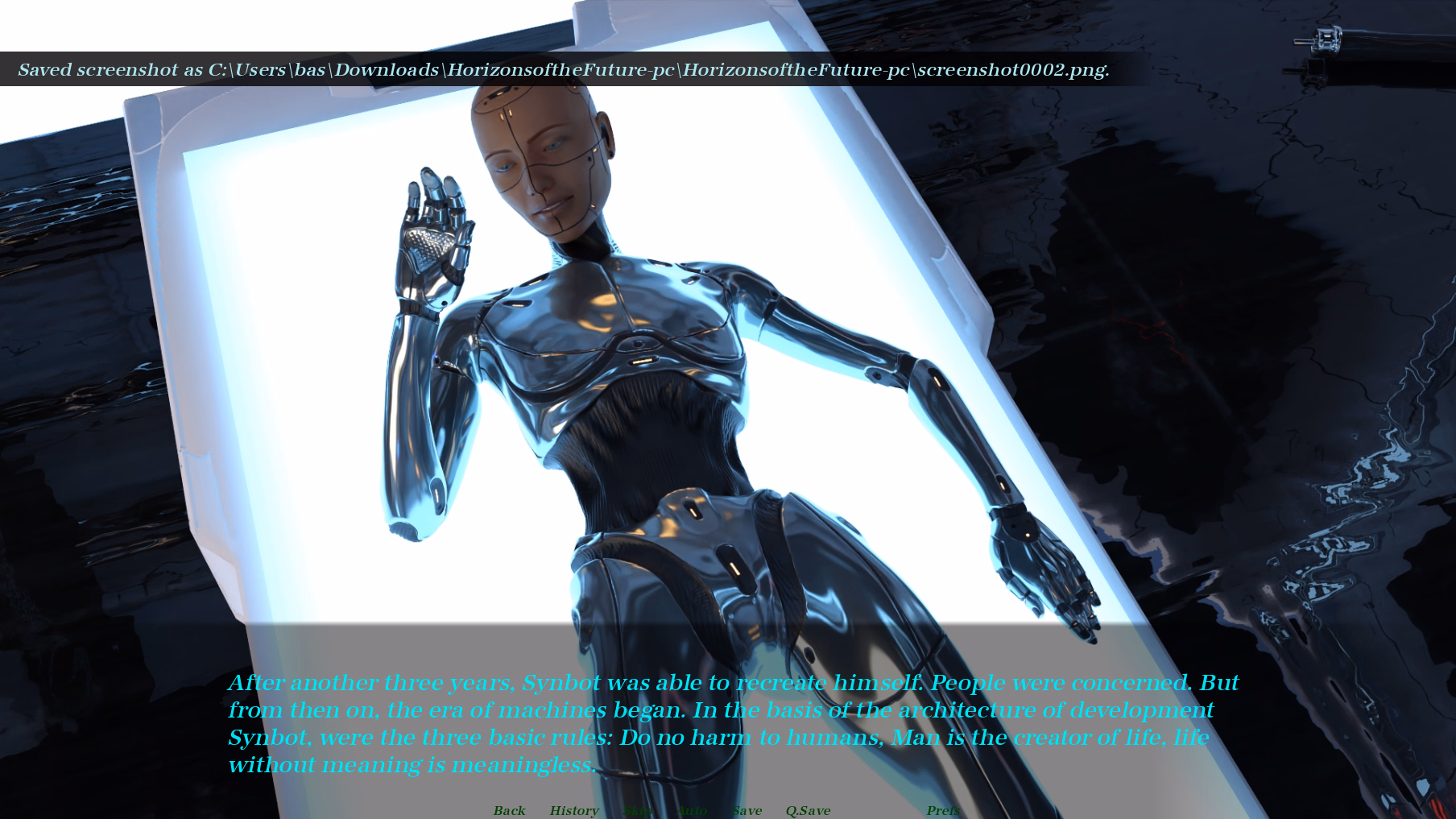 VN Ren'Py Abandoned Horizons of the Future [v0.3] [Dron Games]