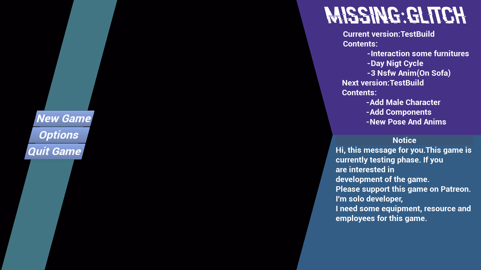 Unreal Engine Abandoned Missing:Glitch [v0.001] [SecretServiceCreators]