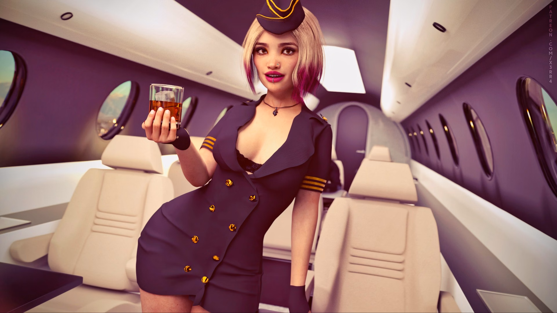 VN Ren'Py Completed Stewardess Mimi [Final] [X3rr4]