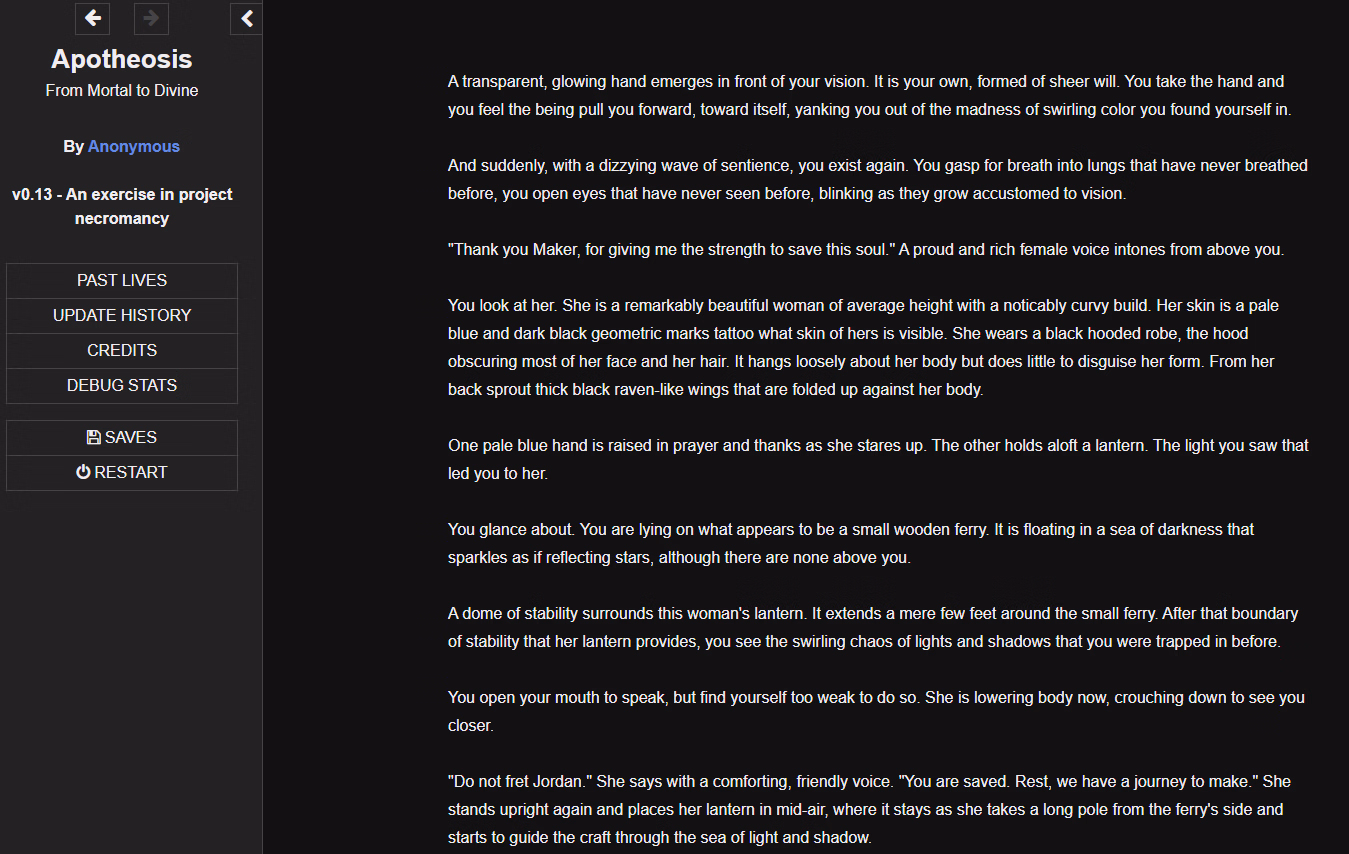 HTML Abandoned Apotheosis [v0.14] [Anonymous and JuliaGumshoe]