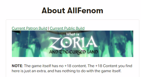 Others Abandoned Zoria - and the Cursed Lands [3.31 Alpha] [AllFenom]