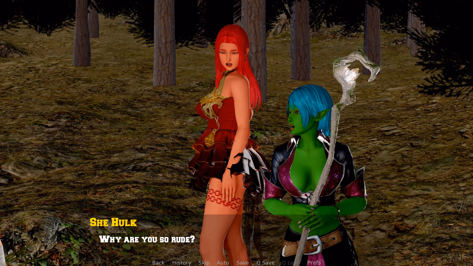 VN Ren'Py Abandoned F5D - Fantasy 5D: An Erotic Quest [v2.0] [Drunk Robot]