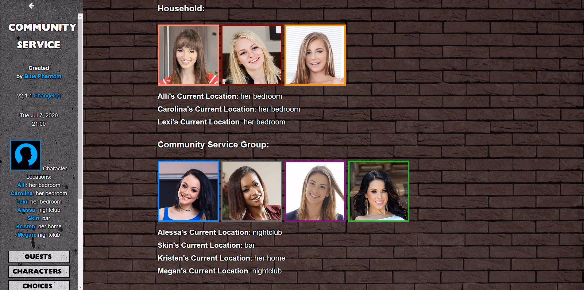 HTML Abandoned Community Service [v2.9.2] [Future!Phantom]