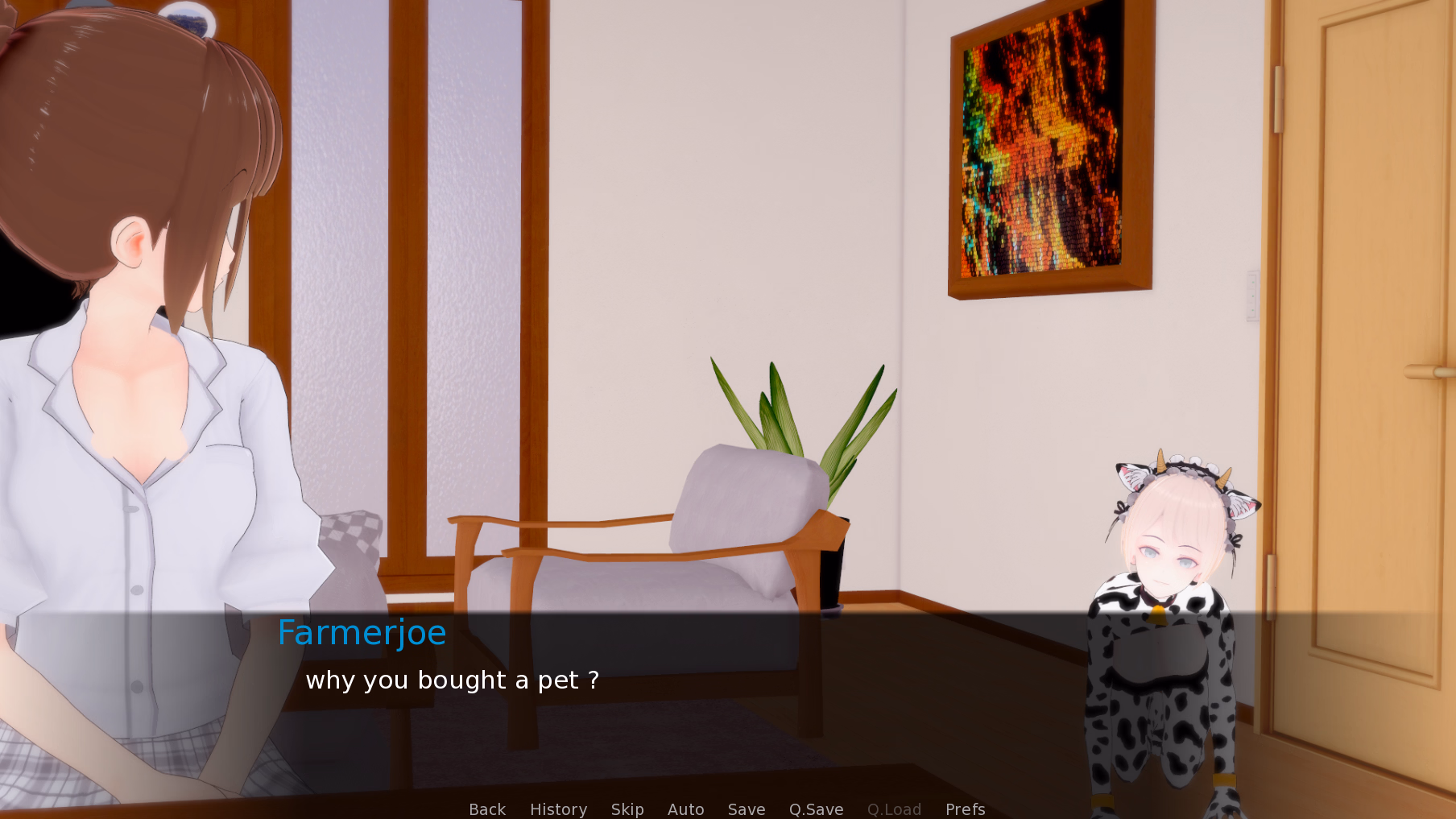 VN Ren'Py Abandoned Cow In My House [v0.23.7] [Mr.Lspo]