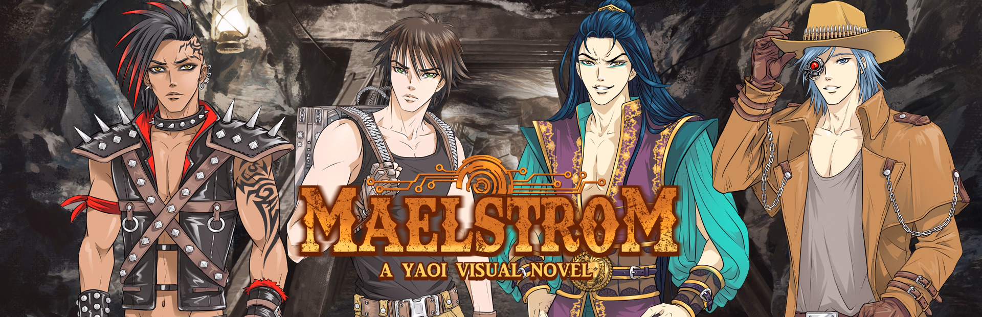 VN Ren'Py Abandoned Maelstrom: A Yaoi Visual Novel [v1.1] [Y Press Games]