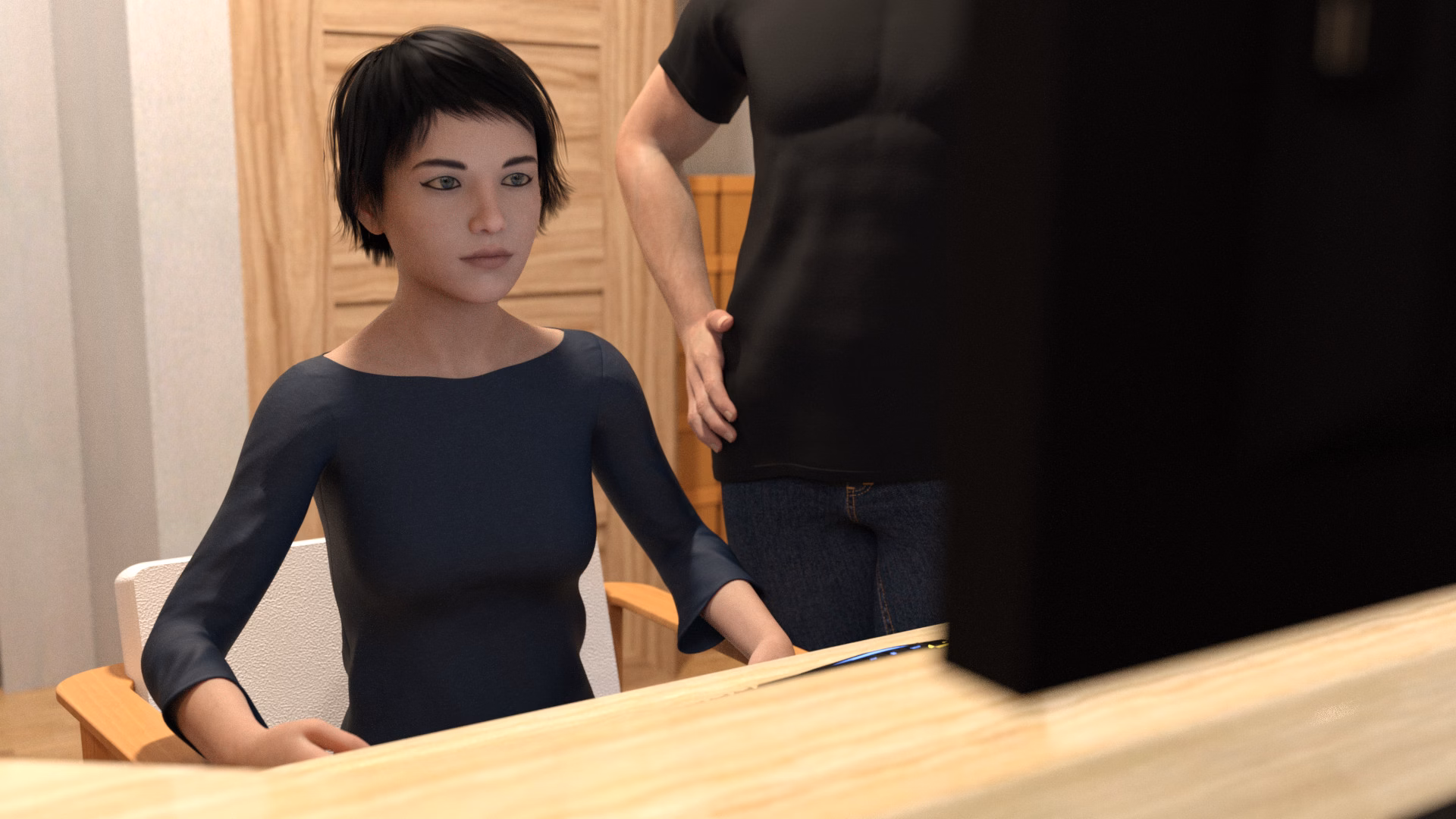 VN Ren'Py Abandoned From Darkness [v0.03] [Pretty Porn Piece]