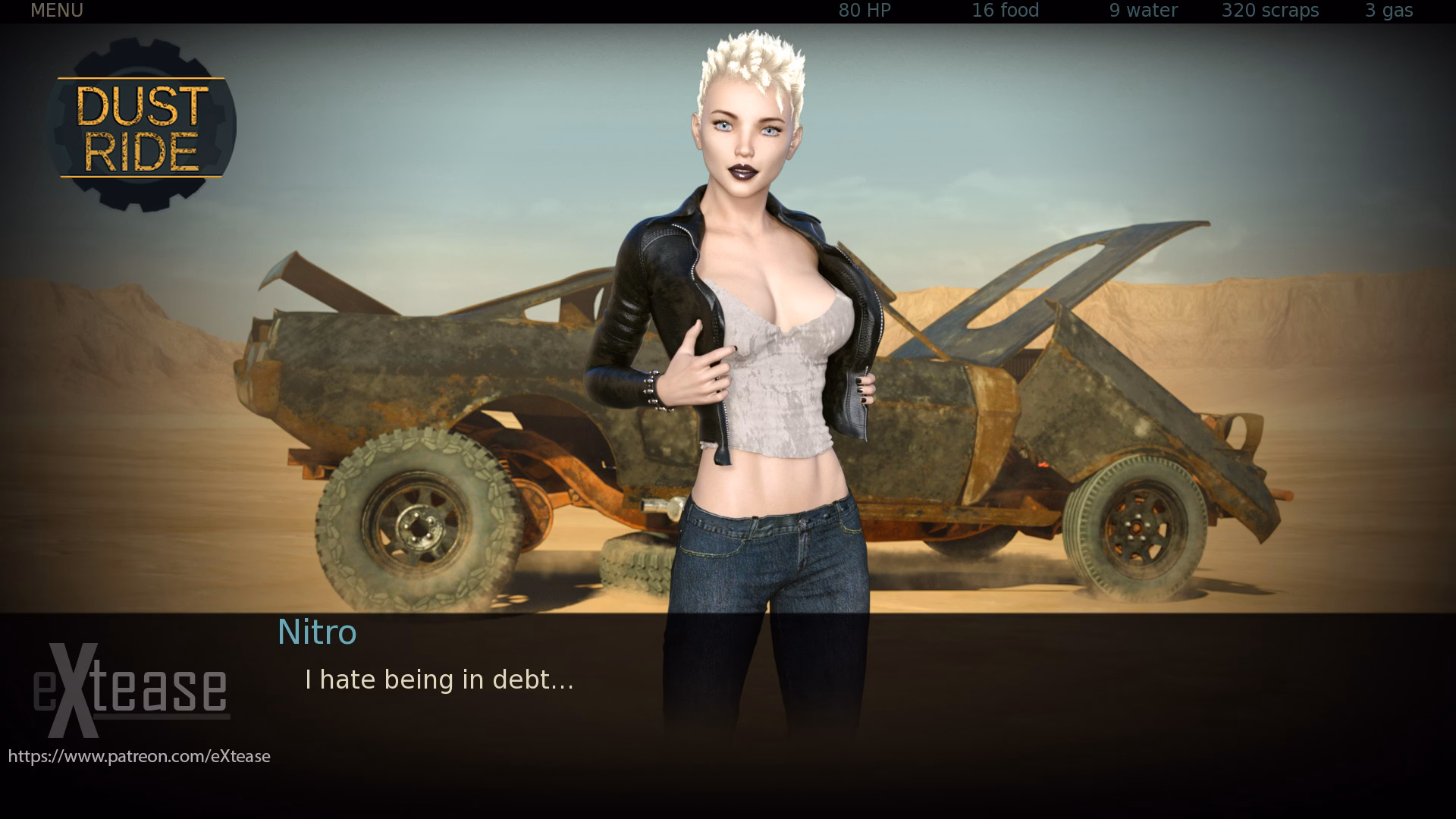 VN Ren'Py Abandoned Dustride [v0.01] [eXtease]