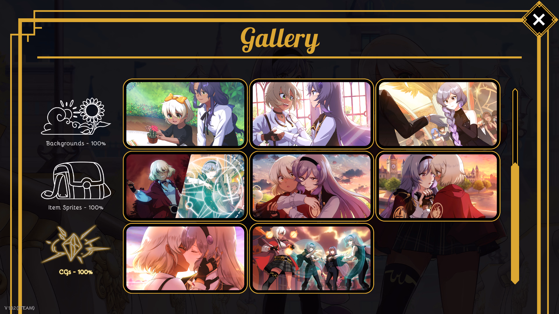 VN Unity Completed Perfect Gold - Lesbian Visual Novel [Final] [Yangyang Mobile]